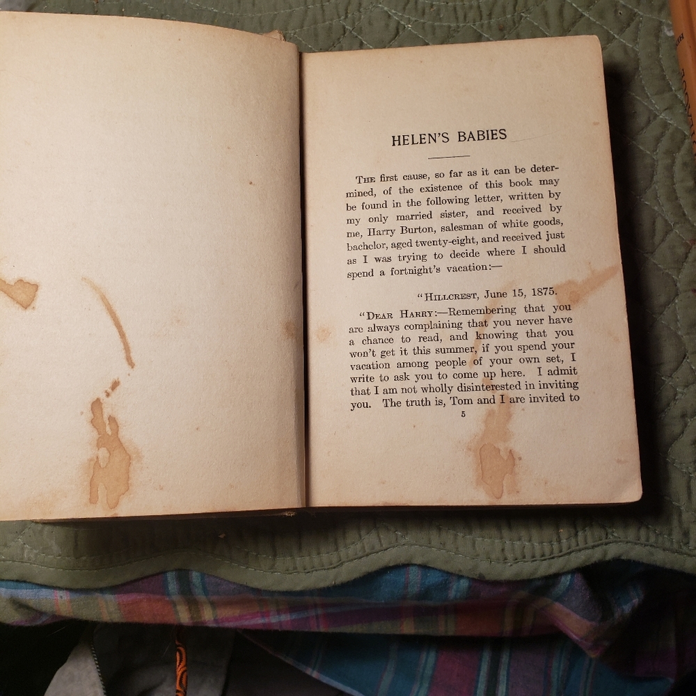 Antique Helen's Babies by John Habberton Book - Picture 8 of 13